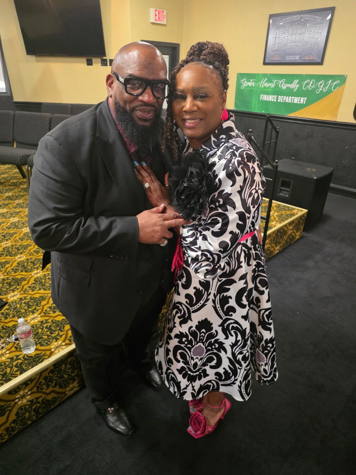 Superintendent Allen Dixon and the First Lady