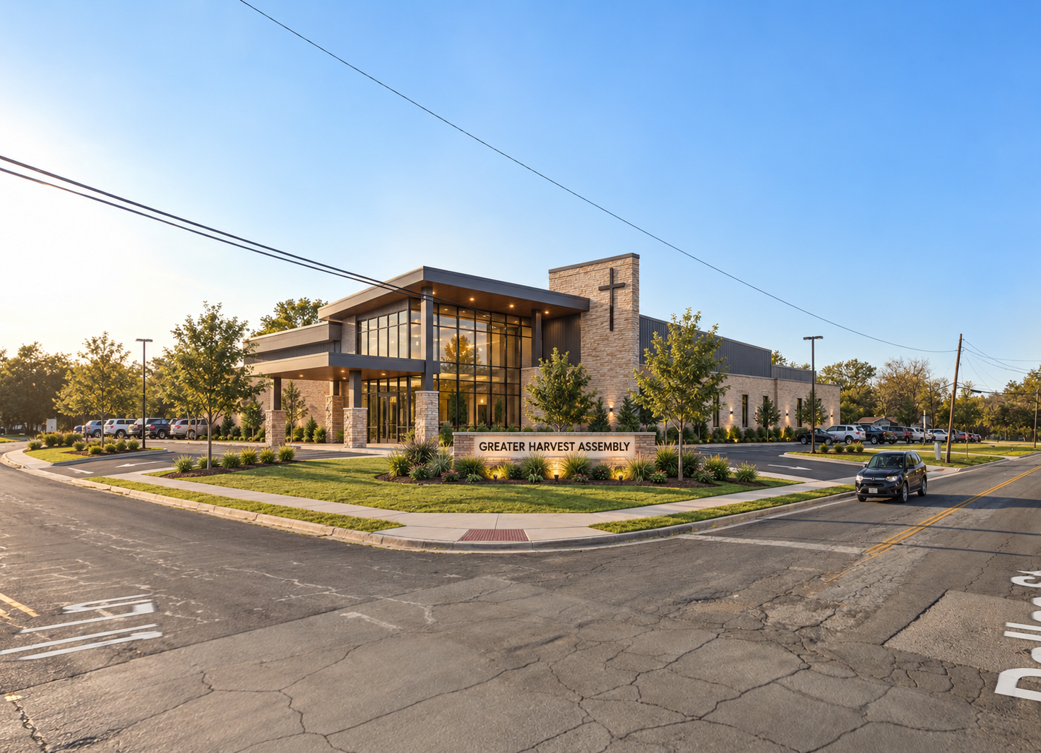 New church building under construction